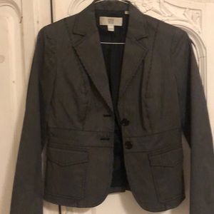 3 piece DKNY black grey suit (blazer,pant,skirt)